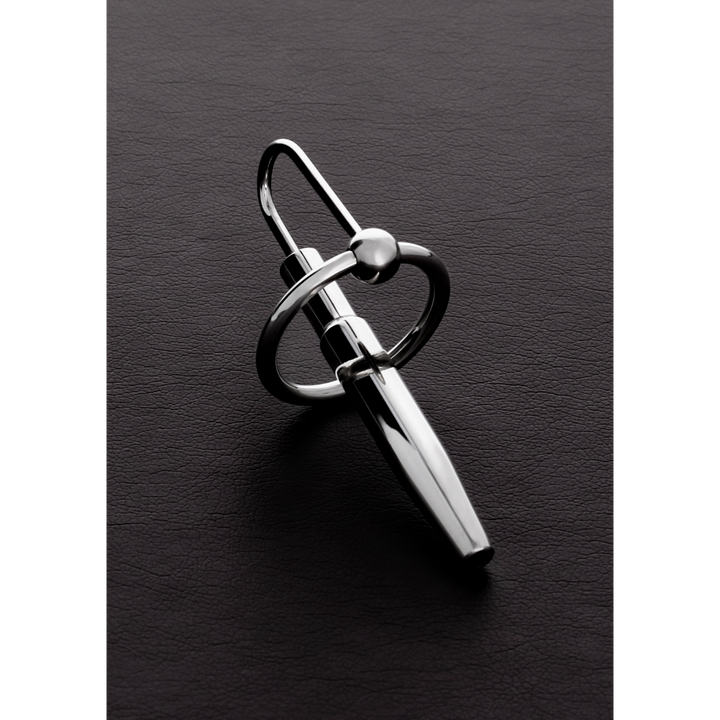 Shots Steel - Eichelring mit massivem Penisplug (25mm)