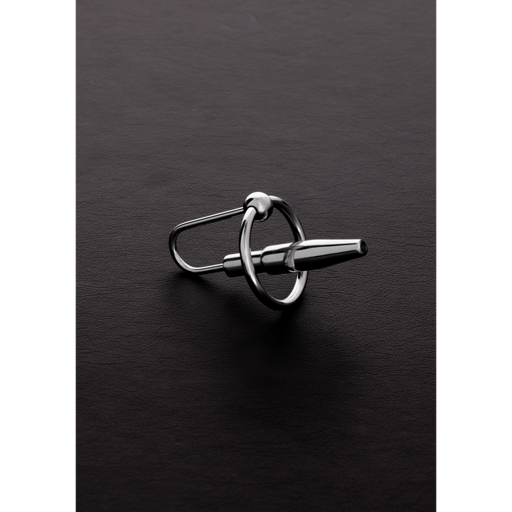 Shots Steel - Eichelring mit massivem Penisplug (25mm)