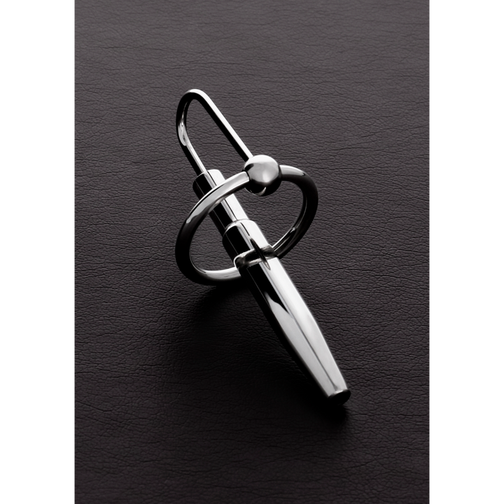 Shots Steel - Eichelring mit massivem Penisplug (28mm)