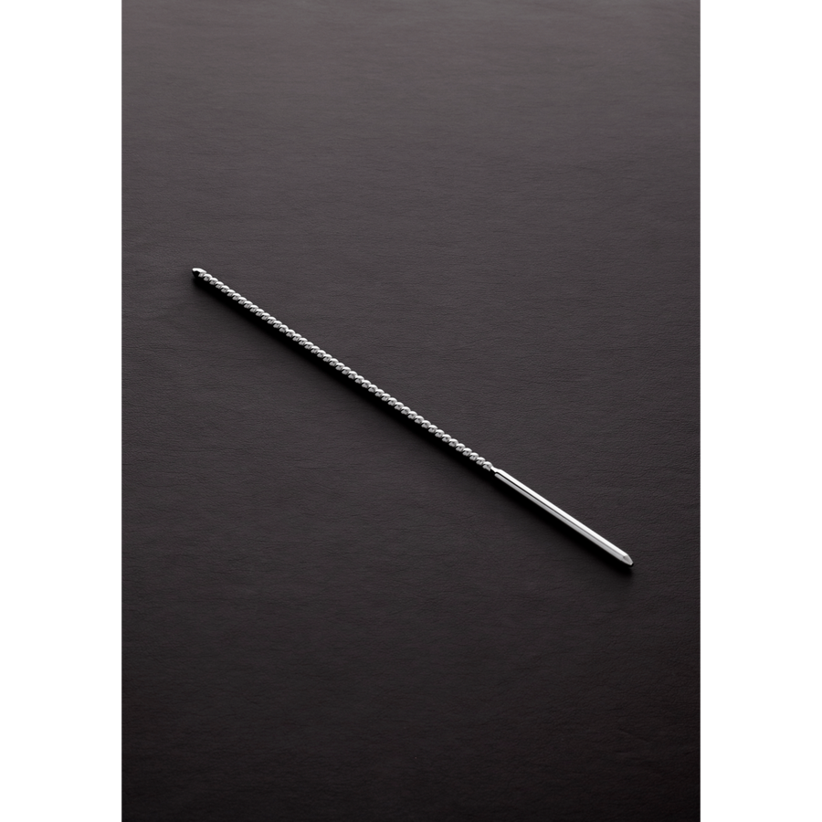 Shots Steel - geriffelter Harnröhrendilator 4 mm - Glattstahl