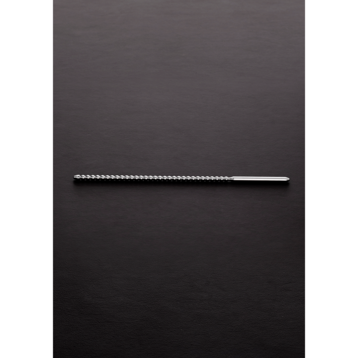 Shots Steel - geriffelter Harnröhrendilator 6 mm - Glattstahl