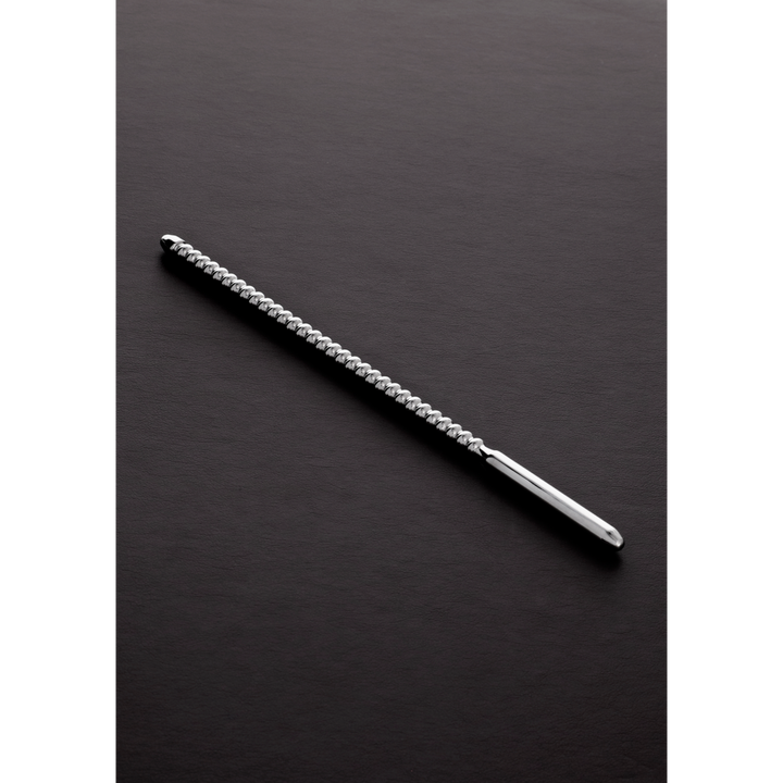 Shots Steel - geriffelter Harnröhrendilator 8 mm - Glattstahl