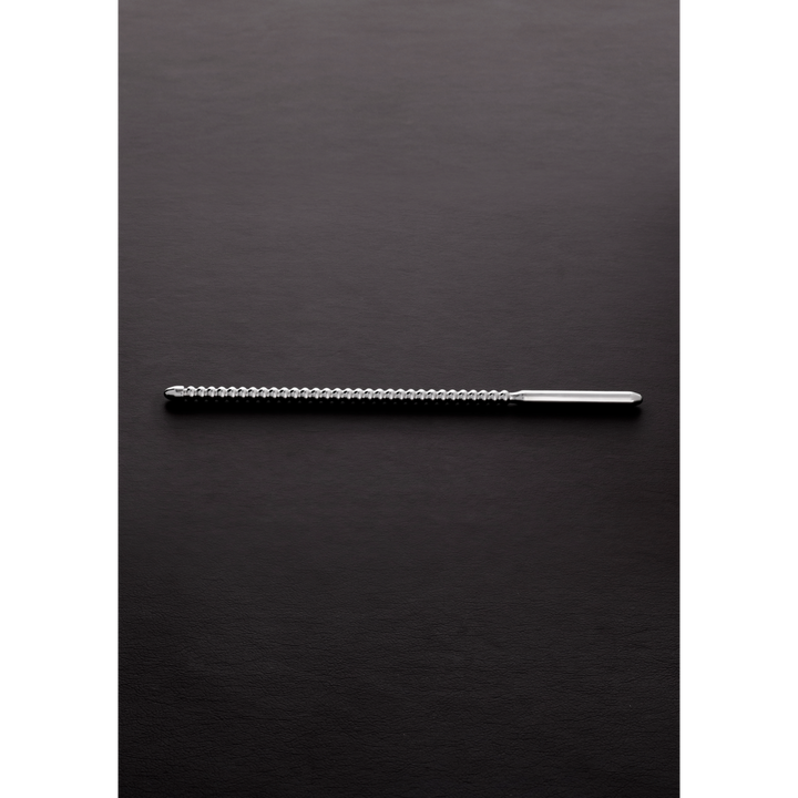 Shots Steel - geriffelter Harnröhrendilator 8 mm - Glattstahl