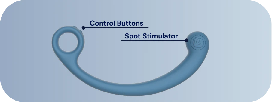 SVibe - Snail AXI  G-/P-Punkt Stimulator blau