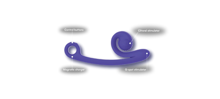SVibe - Snail Curve Dual-Vibrator lila