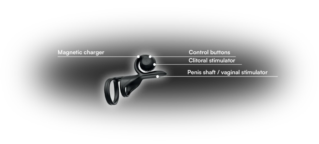 SVibe - Snail JOVI Paaring, schwarz
