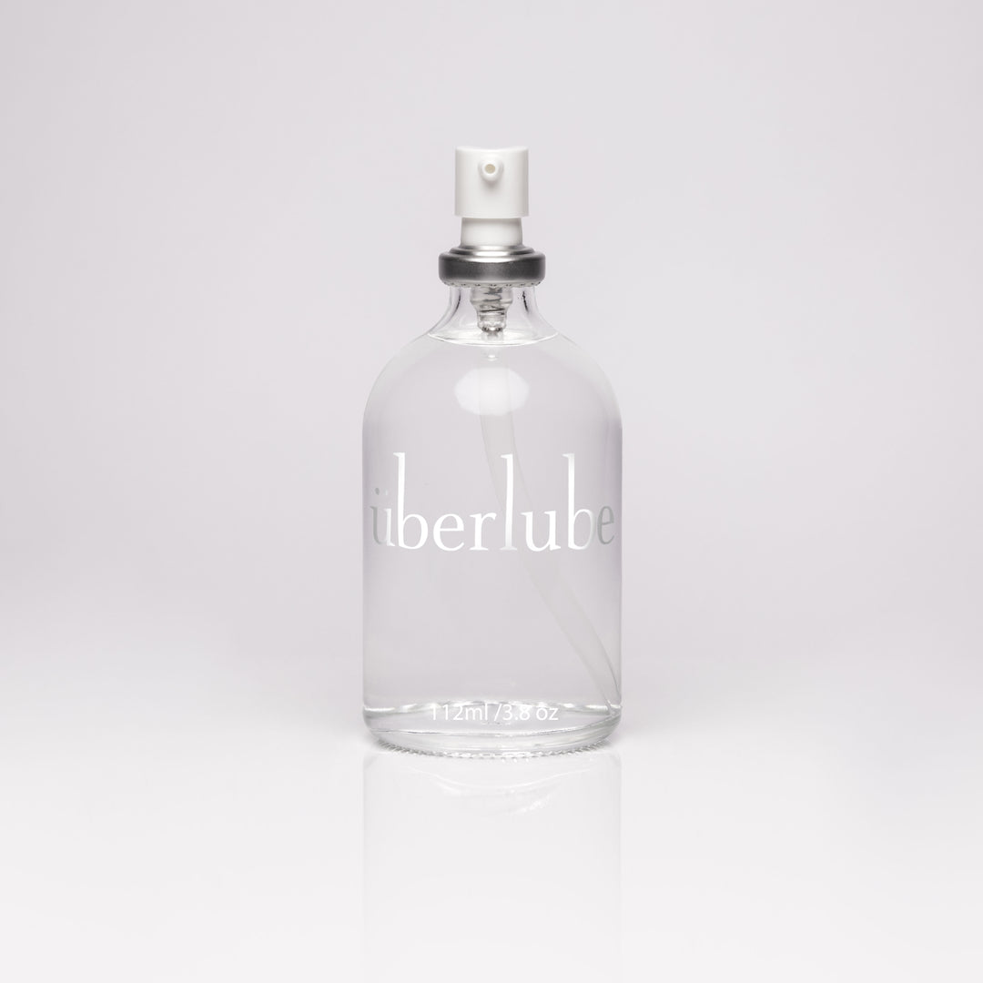 Überlube Silikon-Gleitgel – Glasflasche, 55 ml oder 112 ml