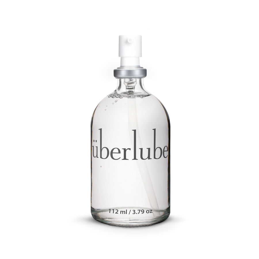 Überlube Silikon-Gleitgel – Glasflasche, 55 ml oder 112 ml