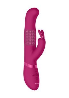 VIVE Izara Rotating Beads Rabbit Pink – Perlenvibrator mit Dual-Stimulation & rotierenden Perlen