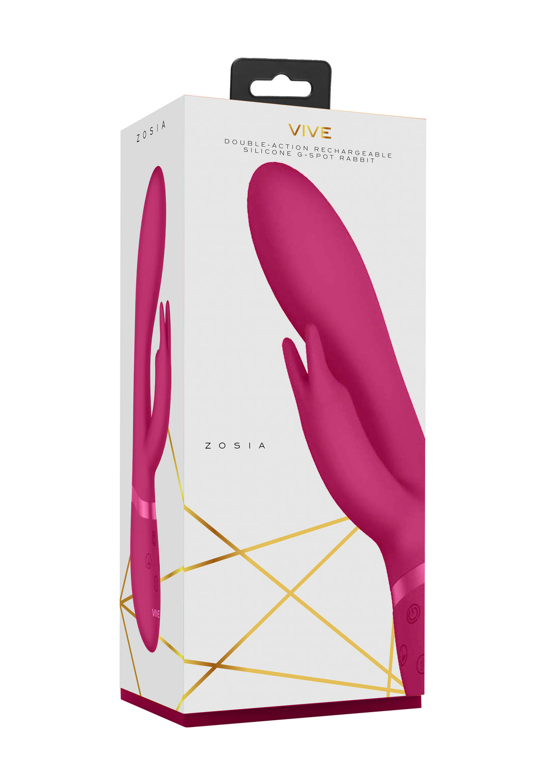 VIVE - "Zosia" klassischer G-Punkt Rabbit Vibrator - pink