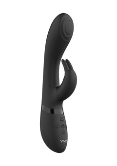 VIVE - "Cato" pulsierender G-Punkt Rabbitvibrator - schwarz