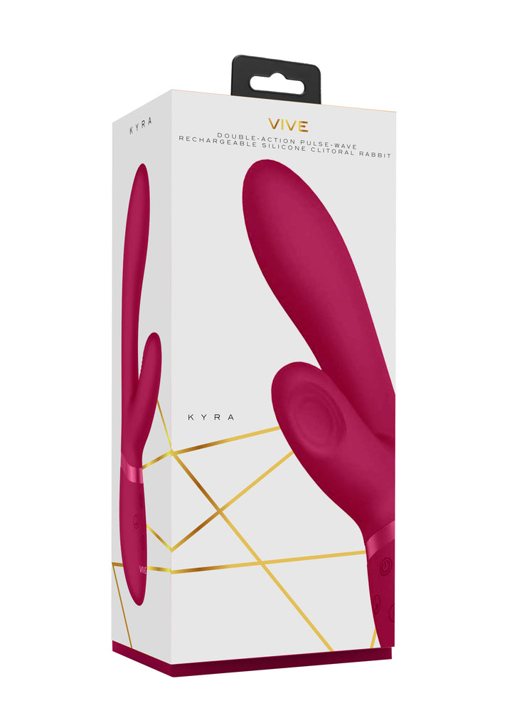 VIVE - "Kyra" pulsierender Klitoris Rabbit Vibrator - pink