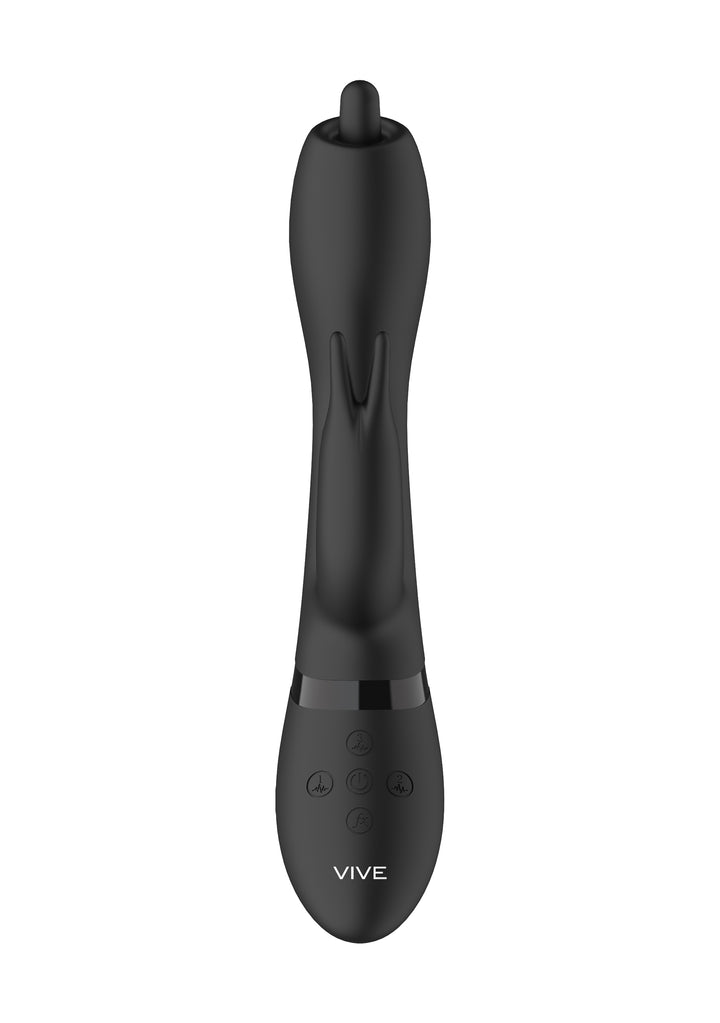 VIVE - Nilo Pinpoint Rotating G-Spot Rabbit - schwarz