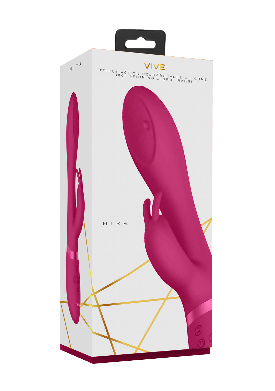 VIVE - Mira Spinning G-spot Rabbit - pink