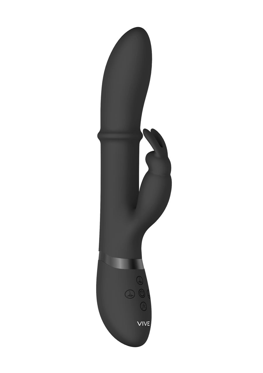 VIVE - Halo Rabbit Vibrator - Black