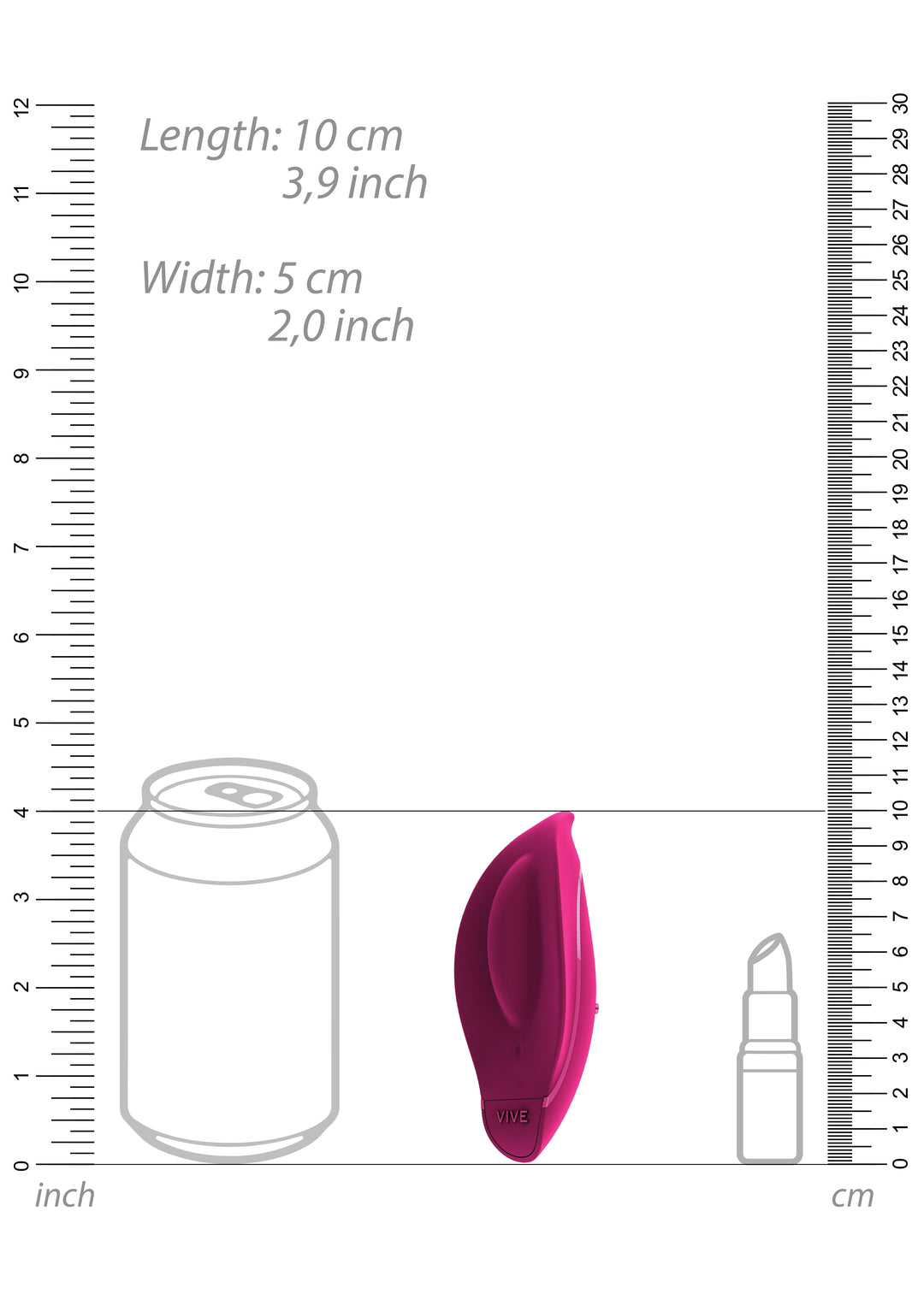 VIVE - Minu - Lay On Vibrator - pink