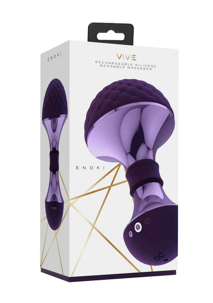 VIVE - Enoki - Bendable Massager - lila