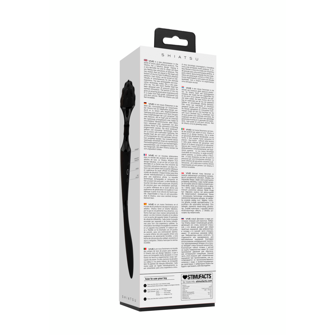 VIVE - Shiatsu Bendable Massager Wand - schwarz