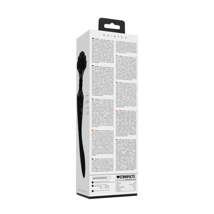 VIVE - Shiatsu Bendable Massager Wand - schwarz