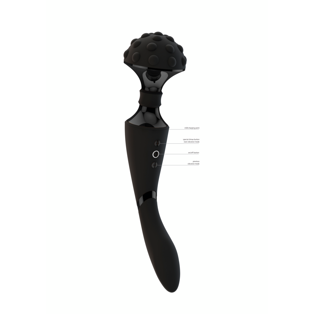VIVE - Shiatsu Bendable Massager Wand - schwarz