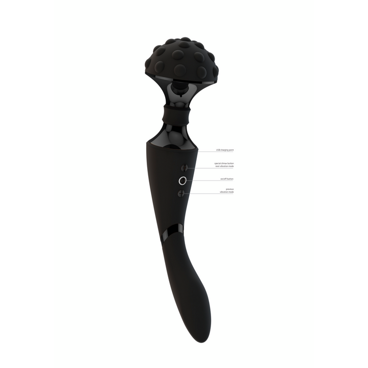 VIVE - Shiatsu Bendable Massager Wand - schwarz