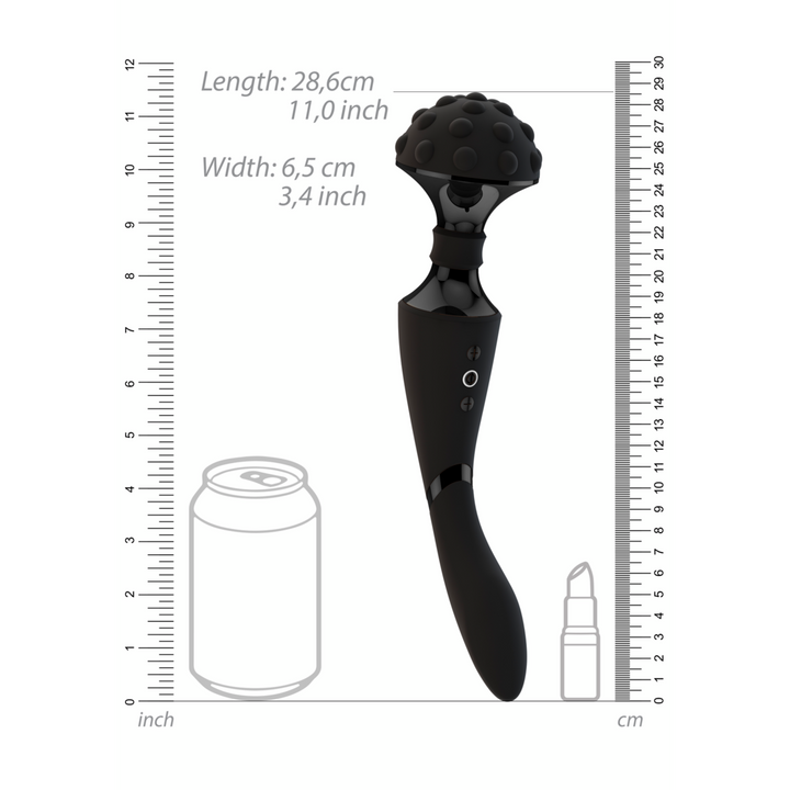 VIVE - Shiatsu Bendable Massager Wand - schwarz