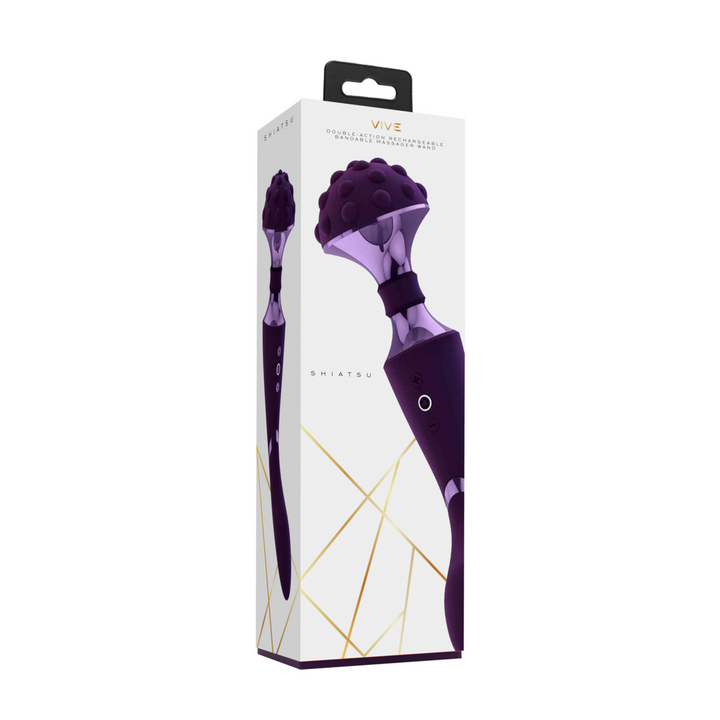 VIVE - Shiatsu - Bendable Massager Wand - lila