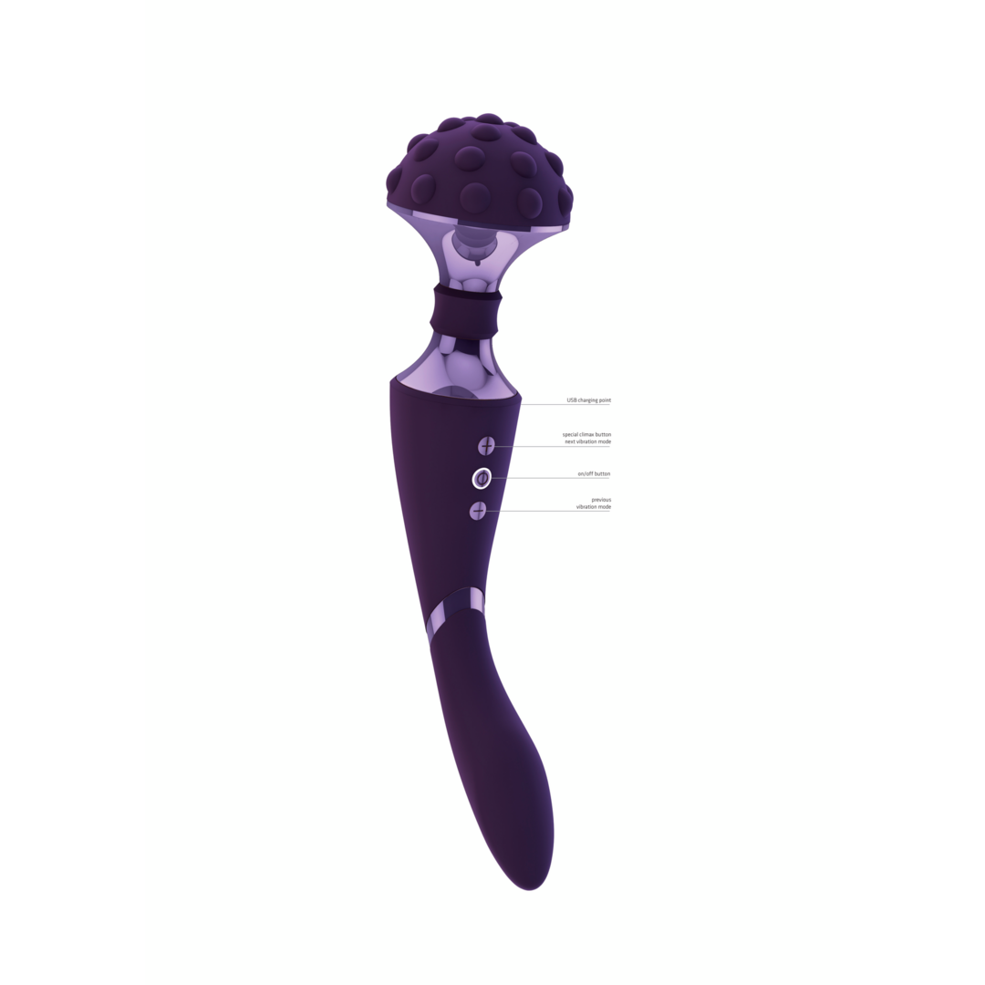 VIVE - Shiatsu - Bendable Massager Wand - lila