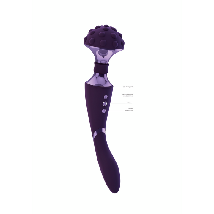 VIVE - Shiatsu - Bendable Massager Wand - lila