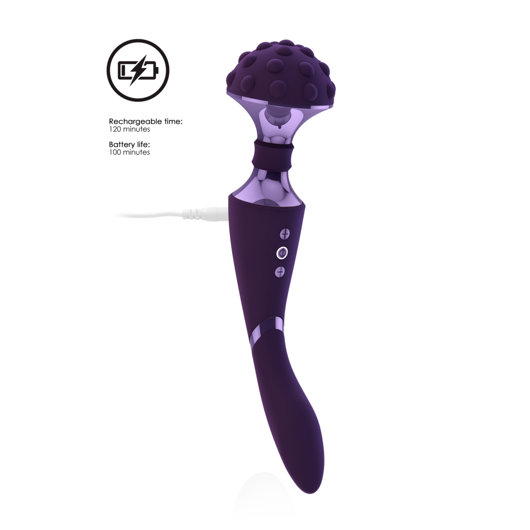 VIVE - Shiatsu - Bendable Massager Wand - lila