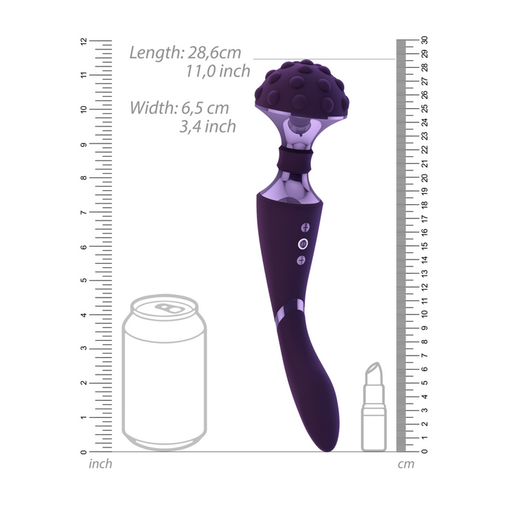 VIVE - Shiatsu - Bendable Massager Wand - lila