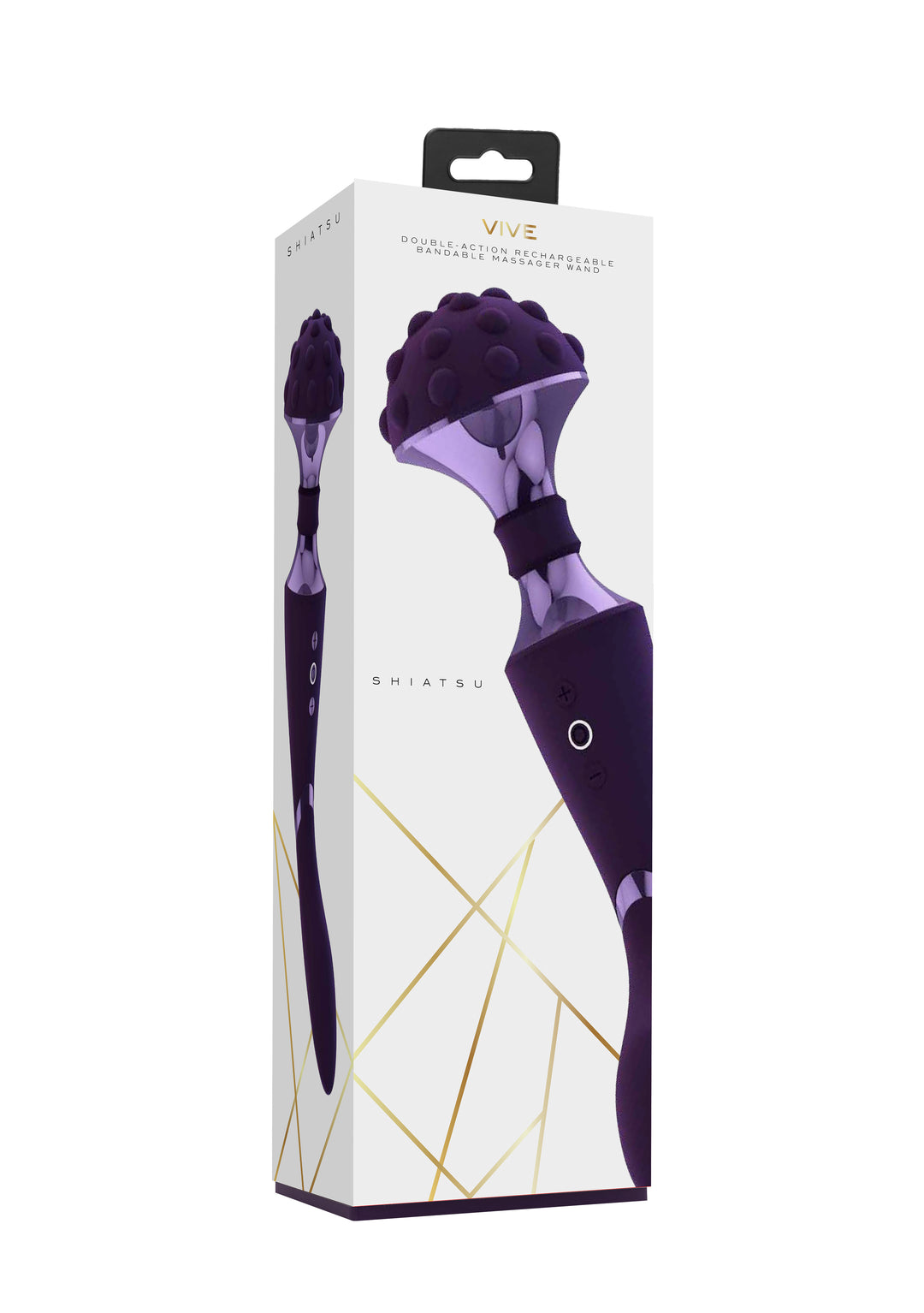 VIVE - Shiatsu - Bendable Massager Wand - lila