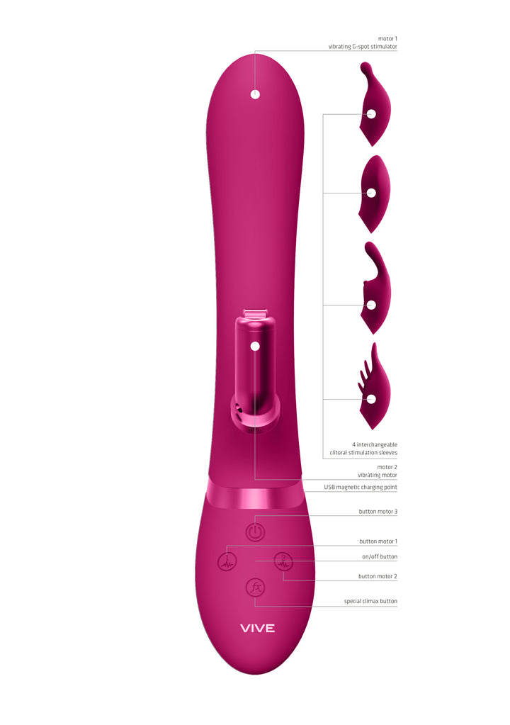 VIVE - Chou Rabbit Vibrator pink