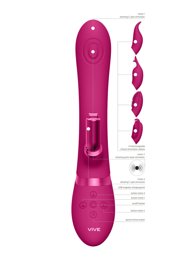 VIVE - Etsu Rabbit Vibrator - pink