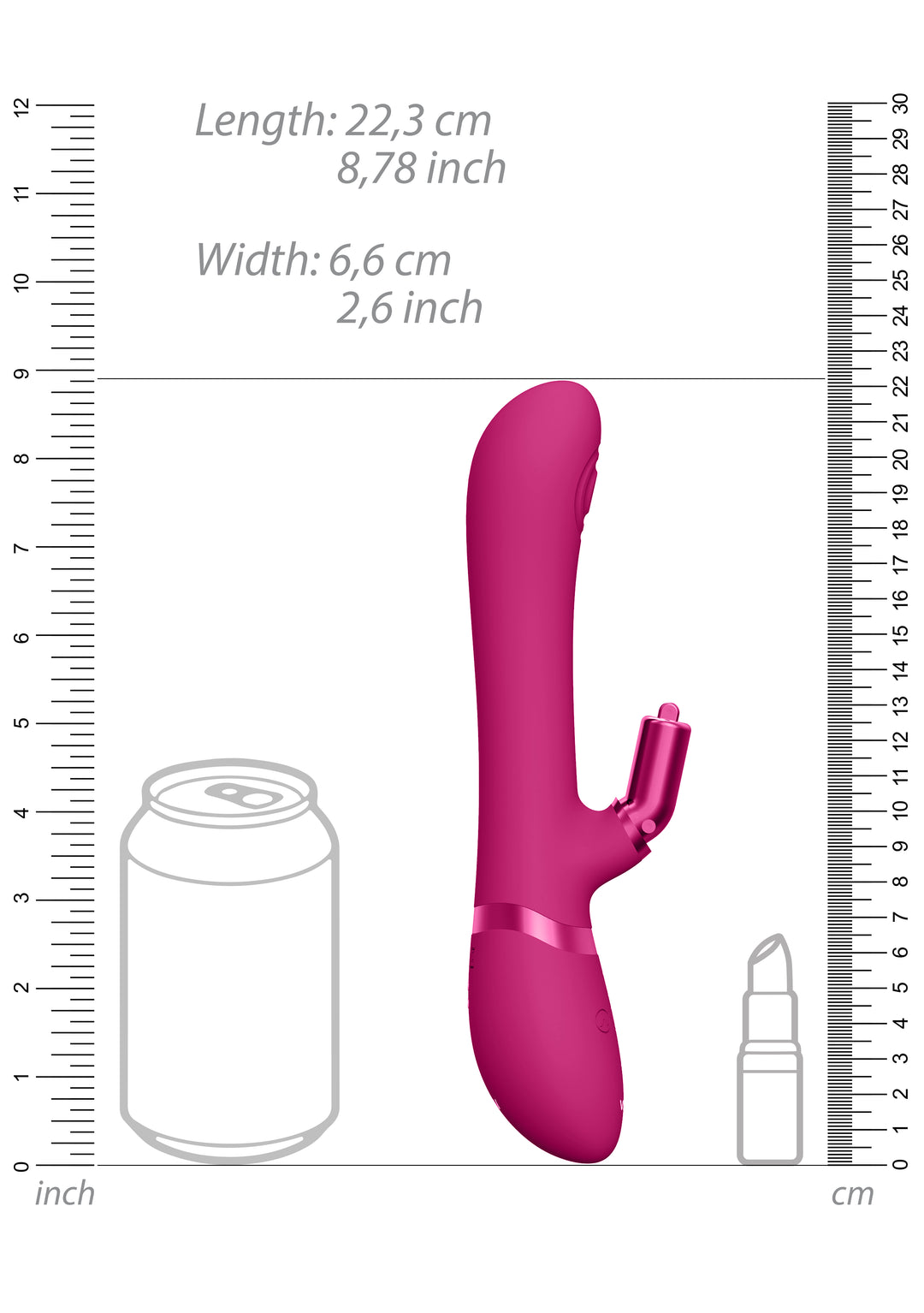 VIVE - Etsu Rabbit Vibrator - pink