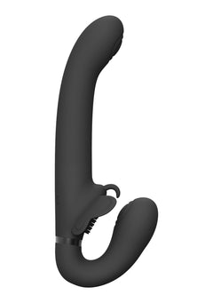 VIVE - Satu Pulse-Wave & Vibrating Strapless Strapon - schwarz