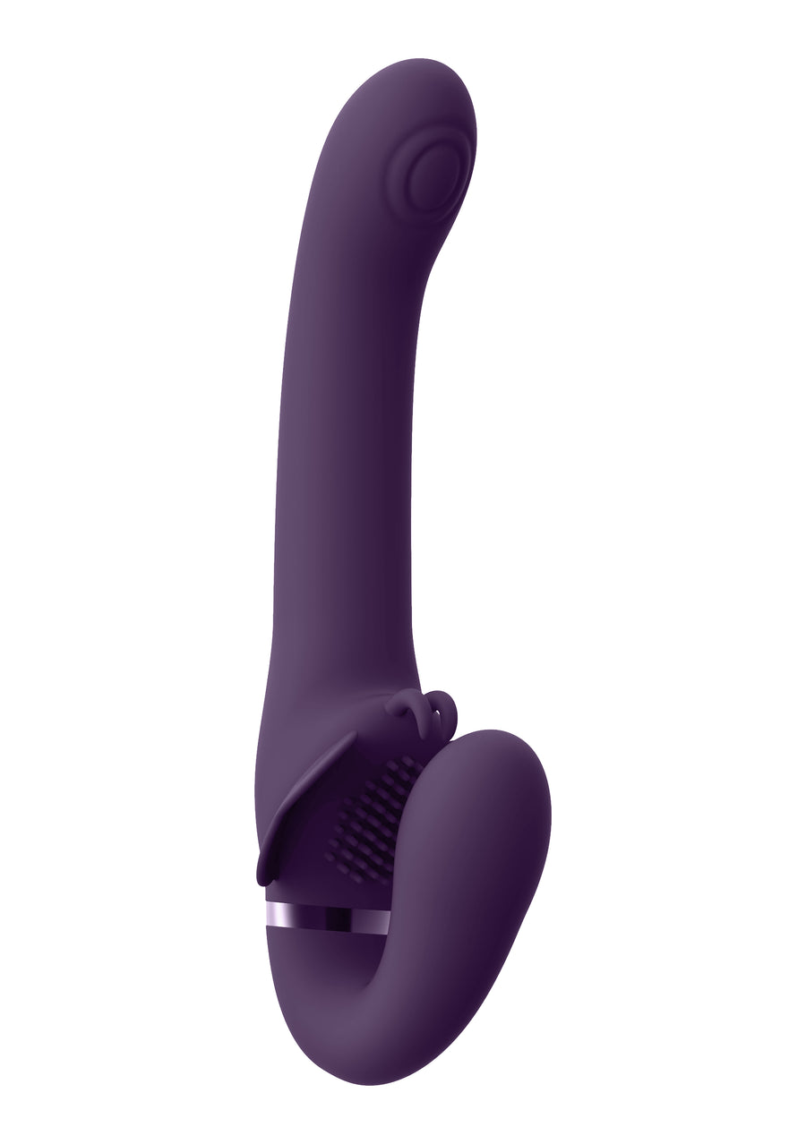 VIVE - Satu Pulse-Wave & Vibrating Strapless Strapon - lila