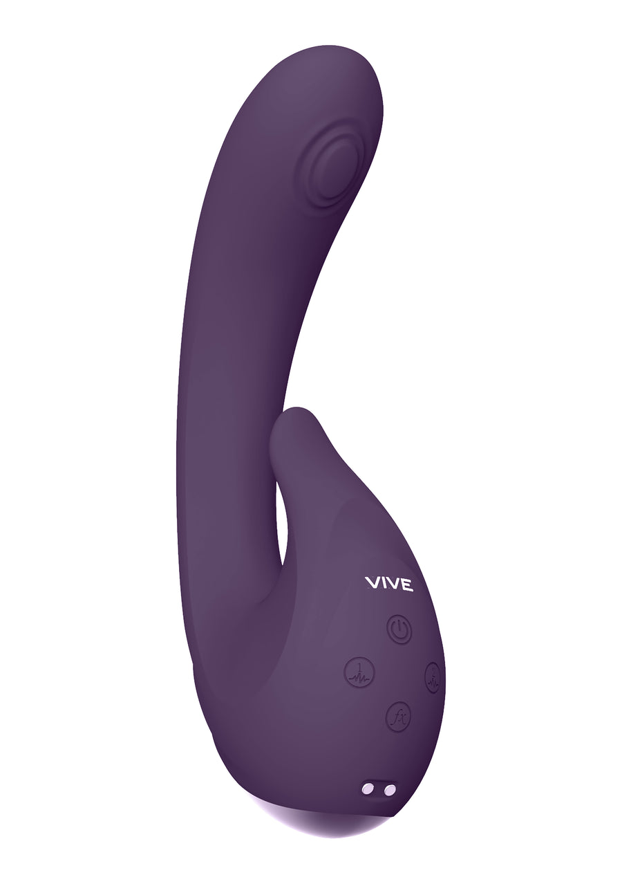 VIVE - Miki Pulse Wave & Flickering G-Spot Vibrator - lila