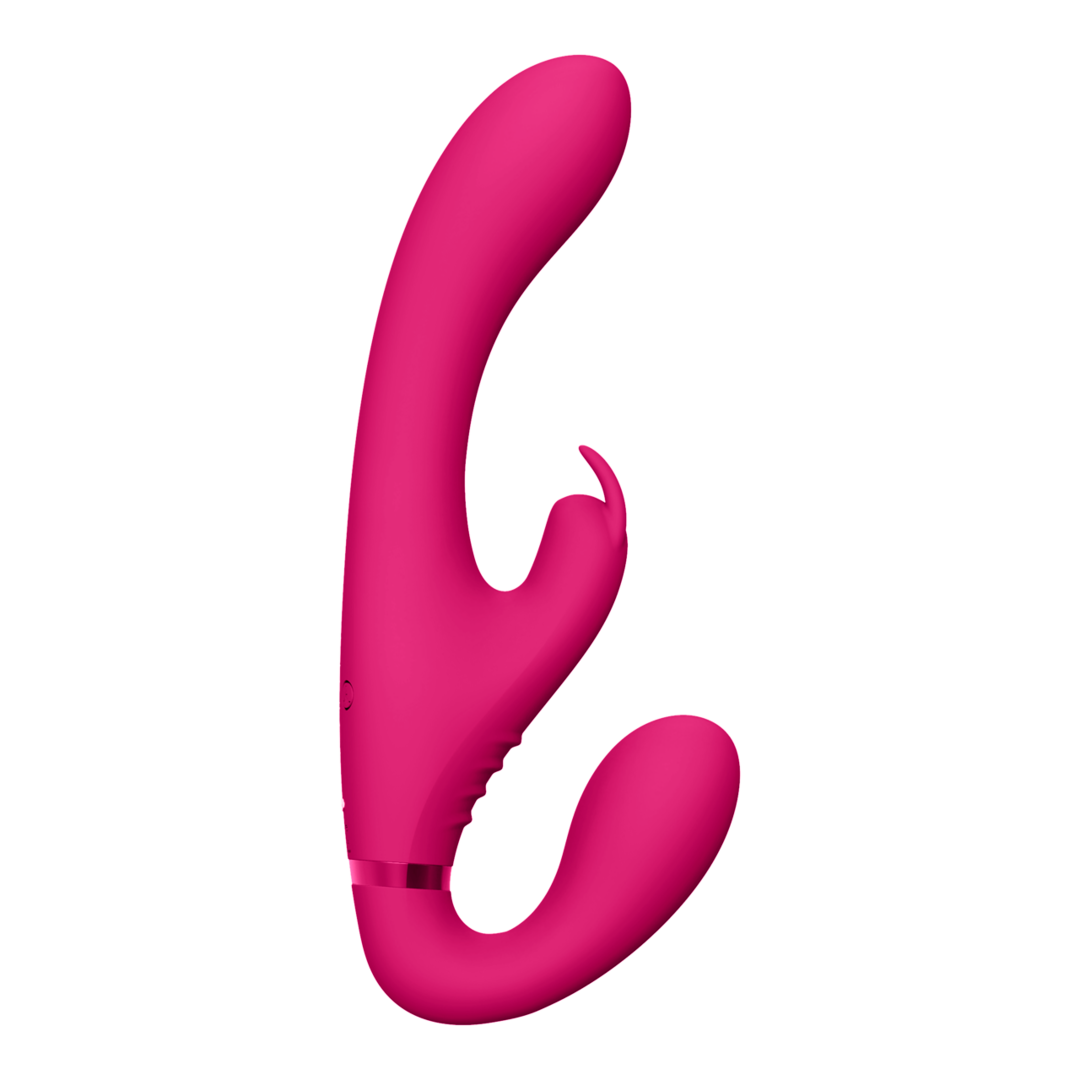 VIVE - Suki Strap-on Vibrator- pink