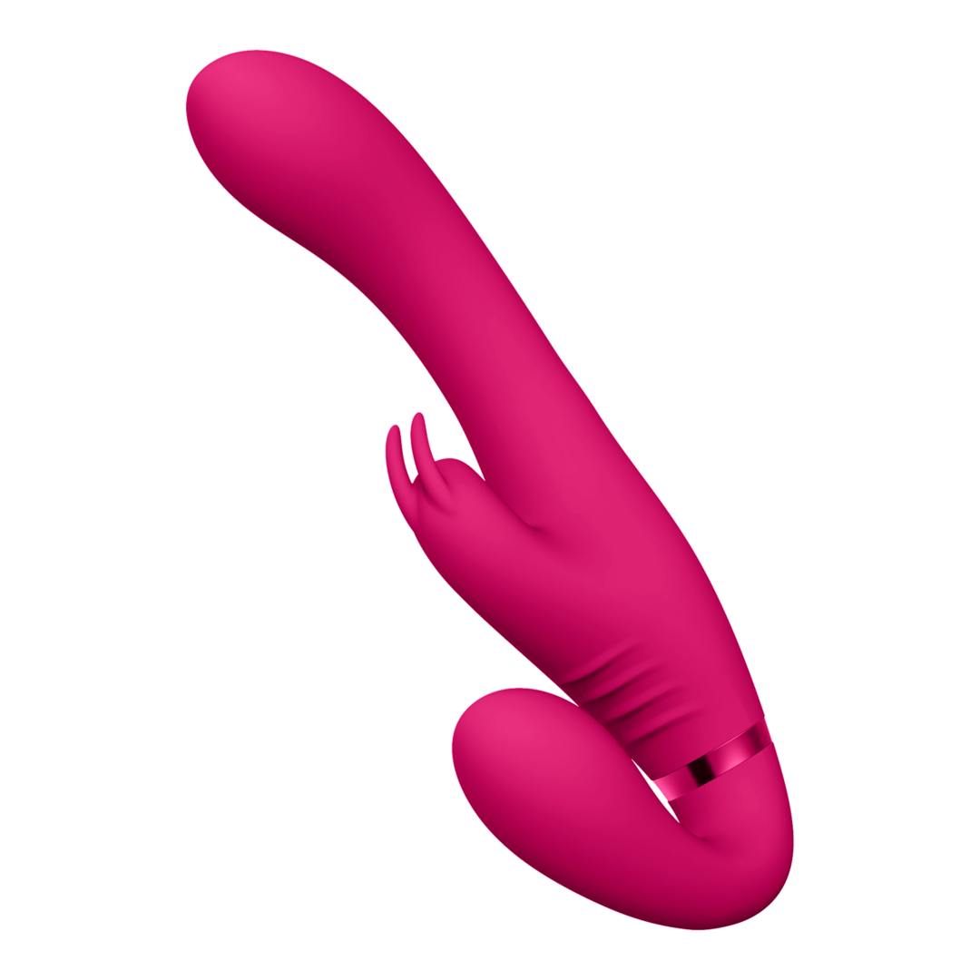 VIVE - Suki Strap-on Vibrator- pink