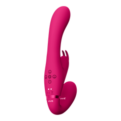 VIVE - Suki Strap-on Vibrator- pink
