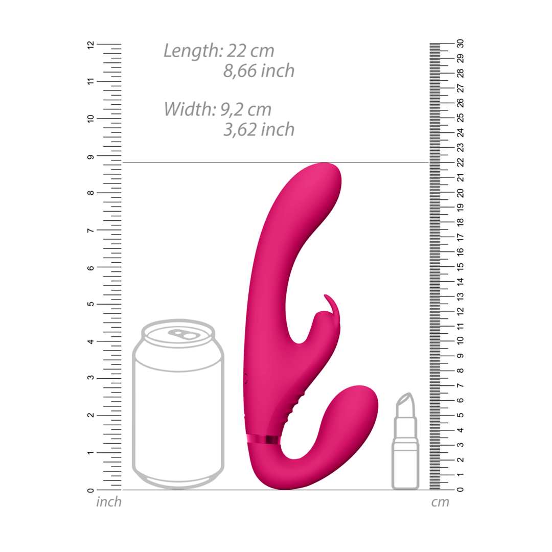 VIVE - Suki Strap-on Vibrator- pink
