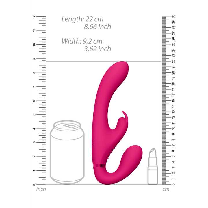 VIVE - Suki Strap-on Vibrator- pink