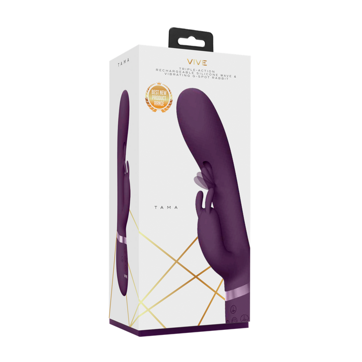 VIVE - Tama - Wave & Vibrating G-Punkt Rabbit Vibrator - lila
