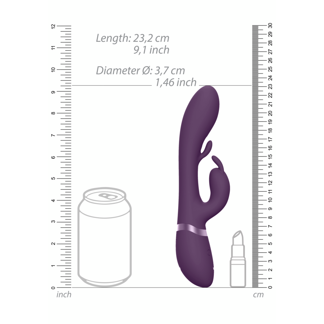 VIVE - Tama - Wave & Vibrating G-Punkt Rabbit Vibrator - lila
