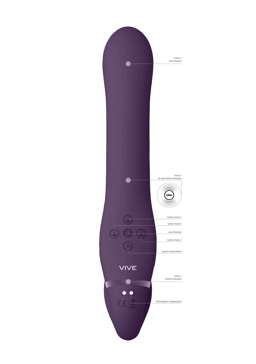 VIVE - Ai Strapon lila