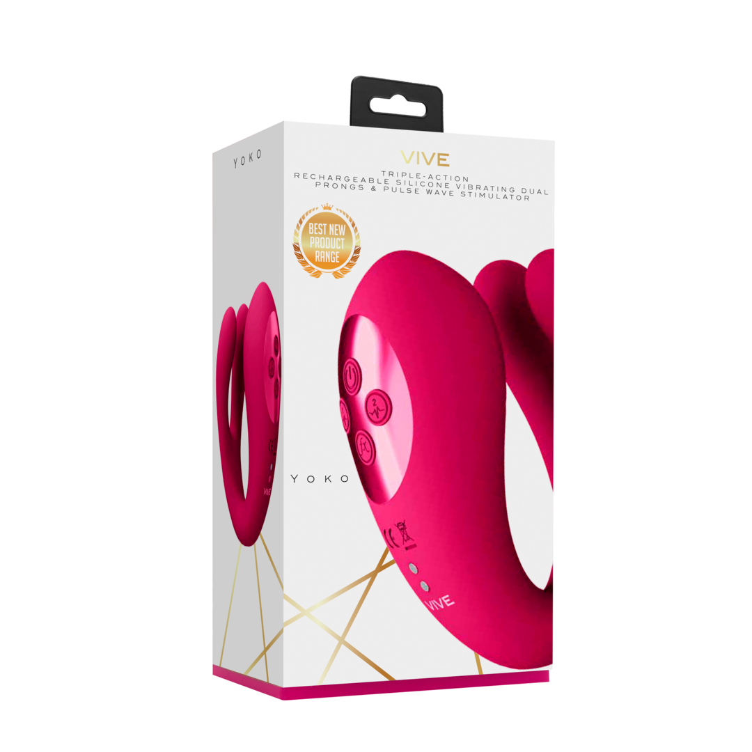 VIVE - Yoko Triple Action Vibrator pink