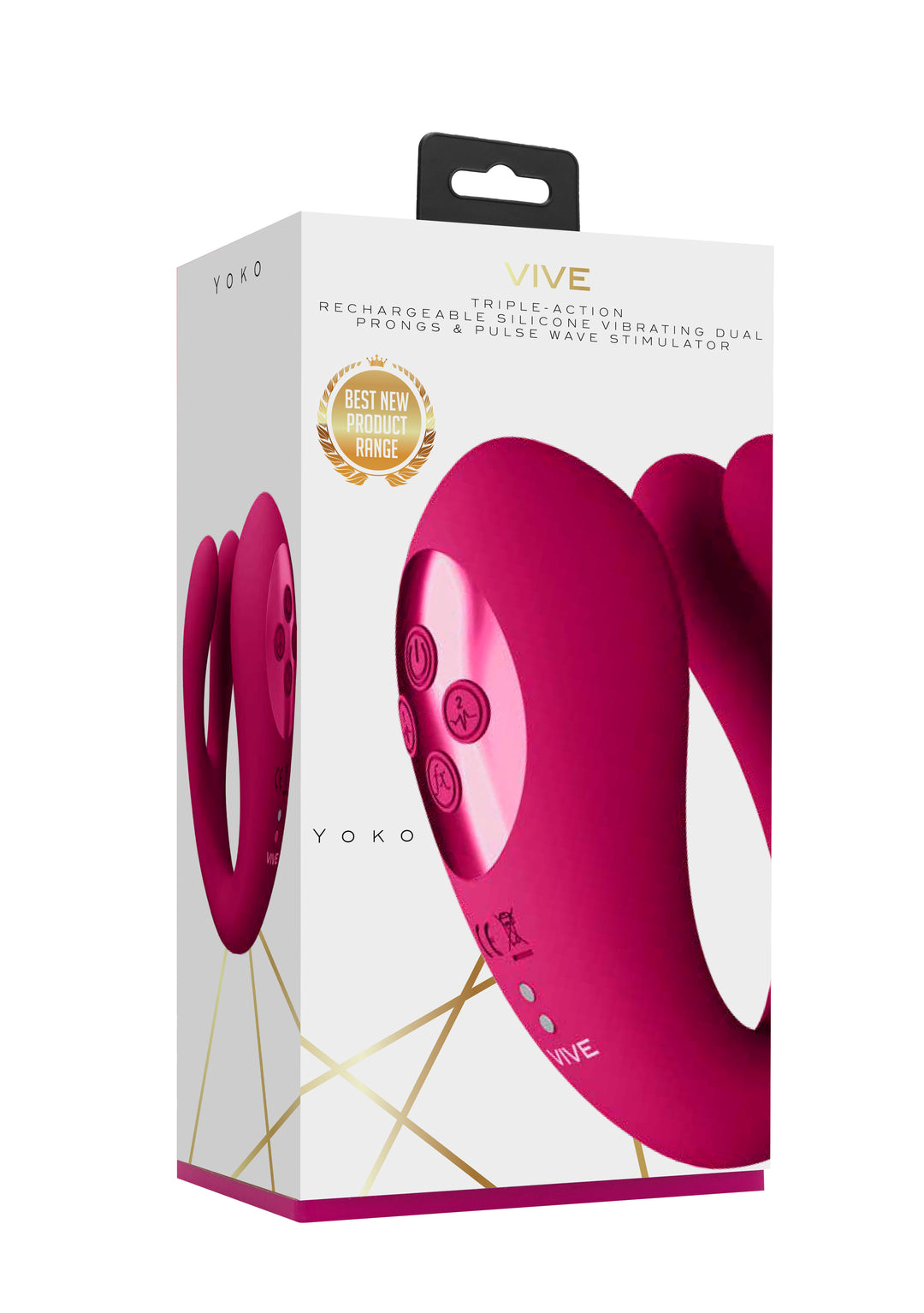 VIVE - Yoko Triple Action Vibrator pink