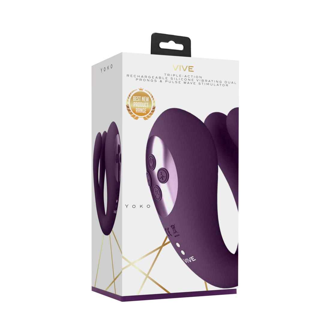 VIVE - Yoko Triple Action Vibrator lila