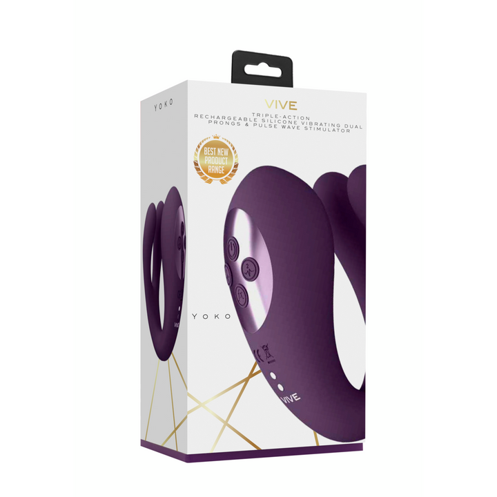 VIVE - Yoko Triple Action Vibrator lila